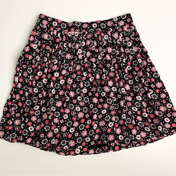 KATE SPADE New York $248 Baja Bound Pleated Mini Casa Flora Floral Skirt Size 12 - Picture 4 of 5